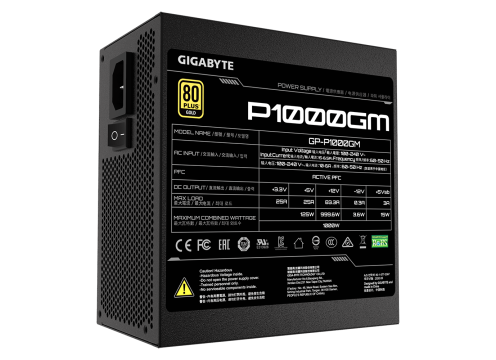 ספק כח Gigabyte PSU 1000W PFC Gold 80+ Modular