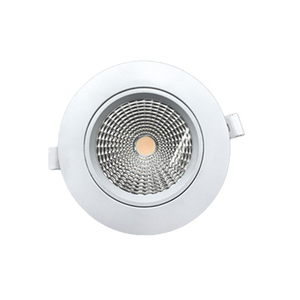 שקוע לד עגול מתכוונן דק 7.5cm W.L 6W COB פתח (מסגרת לבנה)