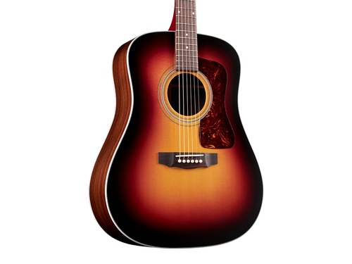זוית נוספת Guild D-50 Standard Antique Burst Acoustic Guitar