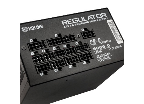 ספק כוח Kolink PSU Regulator 1200W (ATX 3.0) 80 PLUS Gold