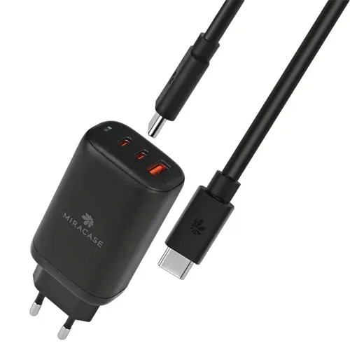 מטען קיר 65W עם כבל Miracase USB-C