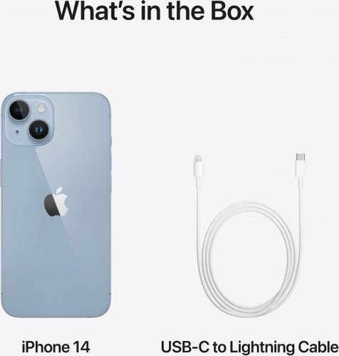 אייפון Apple iPhone 14 128GB - צבע כחול