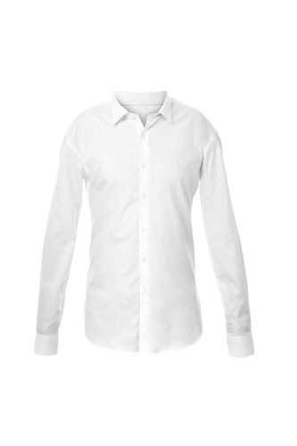 חולצת גבר שרוול ארוך SLIM FIT באפור