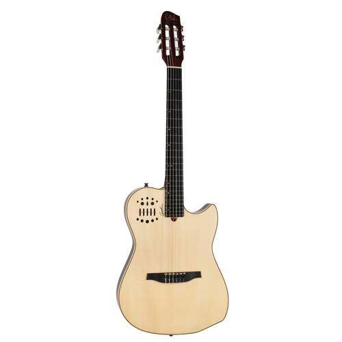 ****נמכרה**** גיטרה קלאסית מוגברת מבית Godin דגם Multiac Nylon String Natural HG