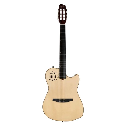 ****נמכרה**** גיטרה קלאסית מוגברת מבית Godin דגם Multiac Nylon String Natural HG