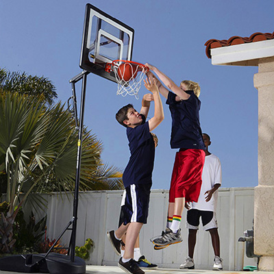 מתקן כדורסל לחצר ולבריכה – PRO MINI HOOP BASKETBALL SYSTEM