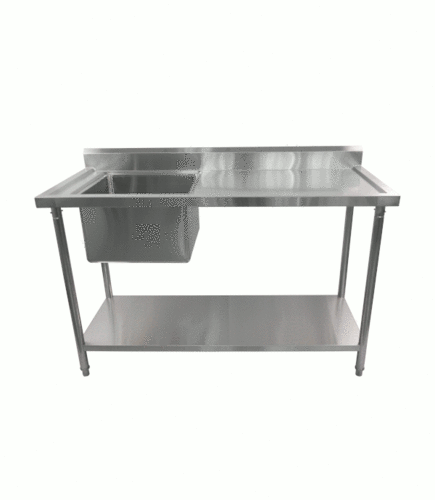 שולחן נירוסטה כיור 1 1800L