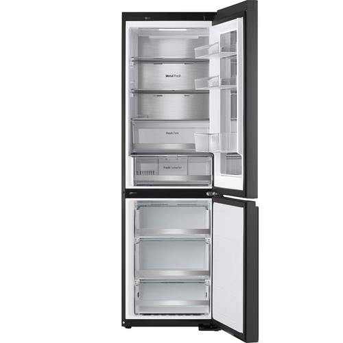 מקרר מקפיא תחתון 349 ליטר LG R-2B394BINS נירוסטה מושחרת