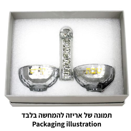 מלחית קריסטל מהודרת אבנים לבנות