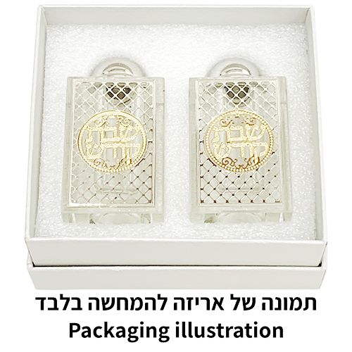 מלחיה קריסטל עם פלקטה חיתוך לייזר