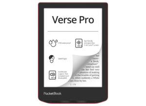 ספר אלקטרוני PocketBook 6" Verse Pro אדום