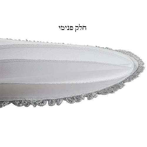 כיסוי פסח לבן סטן עם רקמה