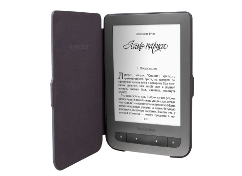 כיסוי PocketBook Cover Shell Light Grey/Black