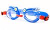 משקפת בריכה מעוצבת לילדים 100% סיליקון עם הגנת UV ומונע אדים - מיני טיל כחול (גיל 3+)
