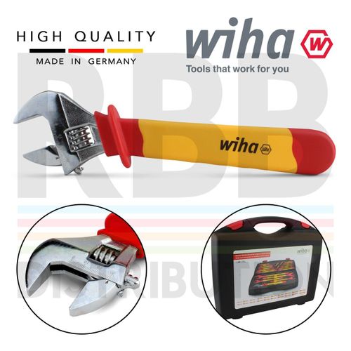 WIHA 43022 - סט כלים מבודדים מקצועי רינג-פתוח 6-32 מ