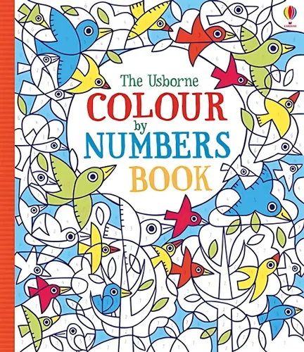 חוברת צביעה לפי מספרים Usborne לילדים