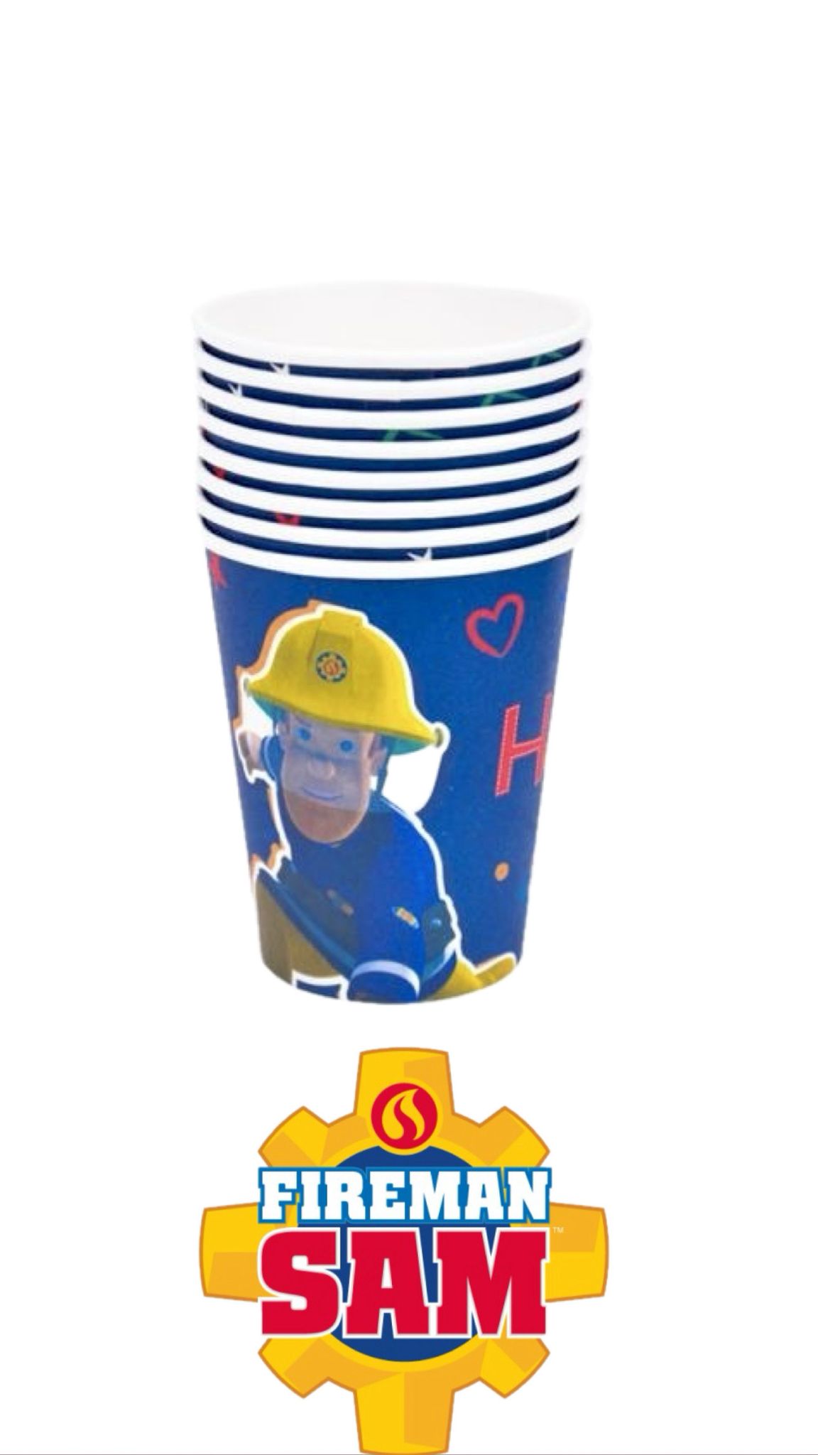 כוסות נייר 8יח-סמי הכבאי-HERO