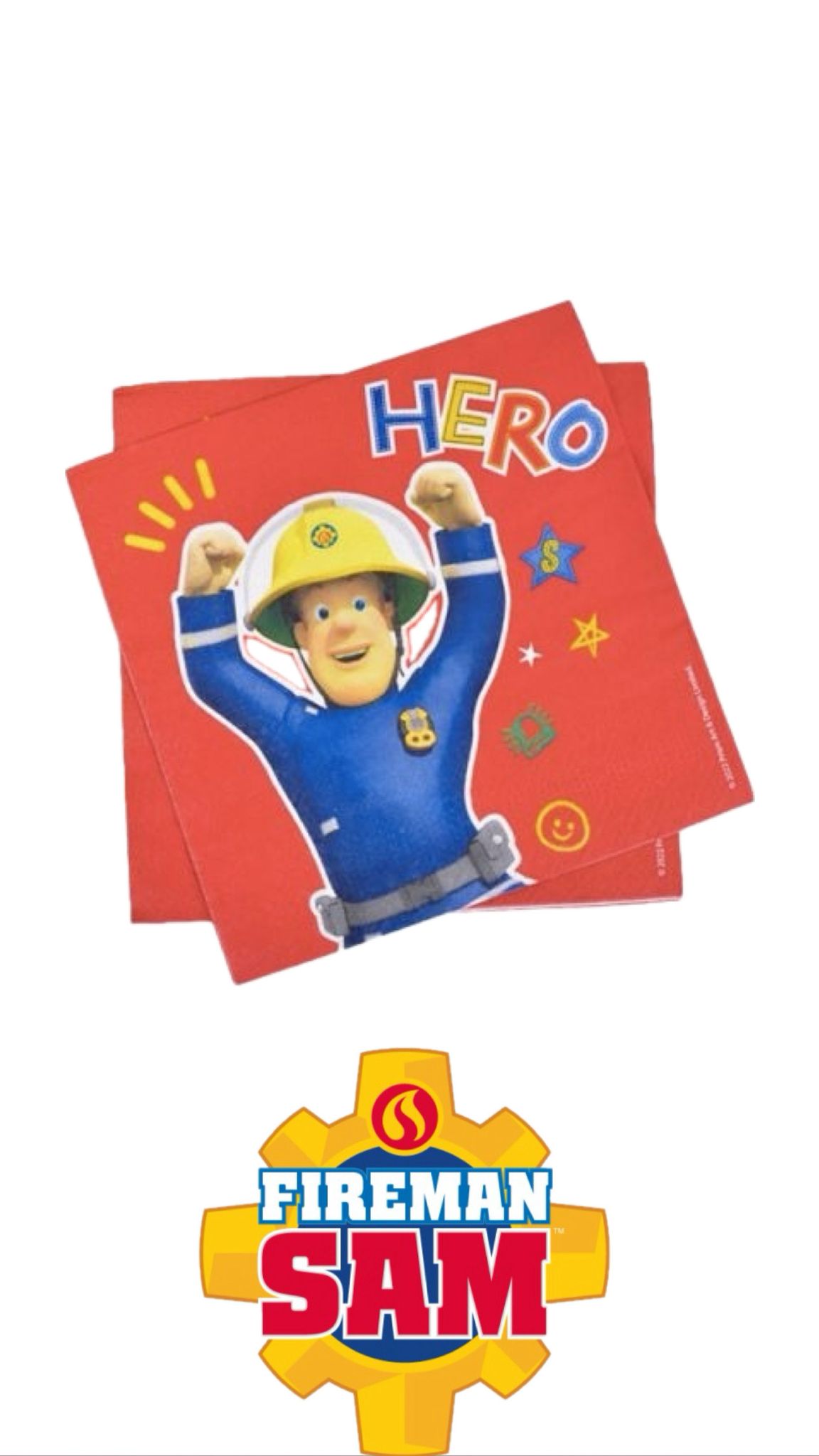 מפיות נייר מרובעות 2 שכ 16 יח - סמי הכבאי HERO
