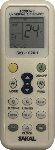 שלט אוניברסלי חכם למזגנים SAKAL