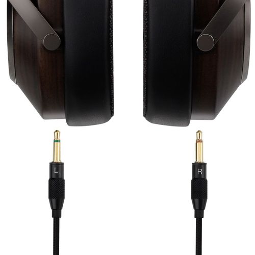 אוזניות Sivga Anser Hifi מעץ מלא באיכות צליל דינמית HD עם חוט פתוח, רכובות על הראש
