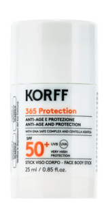 סטיק מסנן קרינה לפנים ולגוף SPF50 קורף 25 מ"ל - Korff 365 Protection Face And Body Stick SPF50