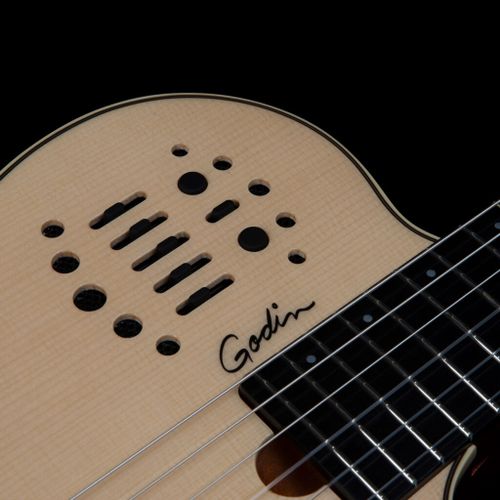 ****נמכרה****גיטרה אקוסטית מוגברת מבית Godin דגם Multiac Steel String Natural HG