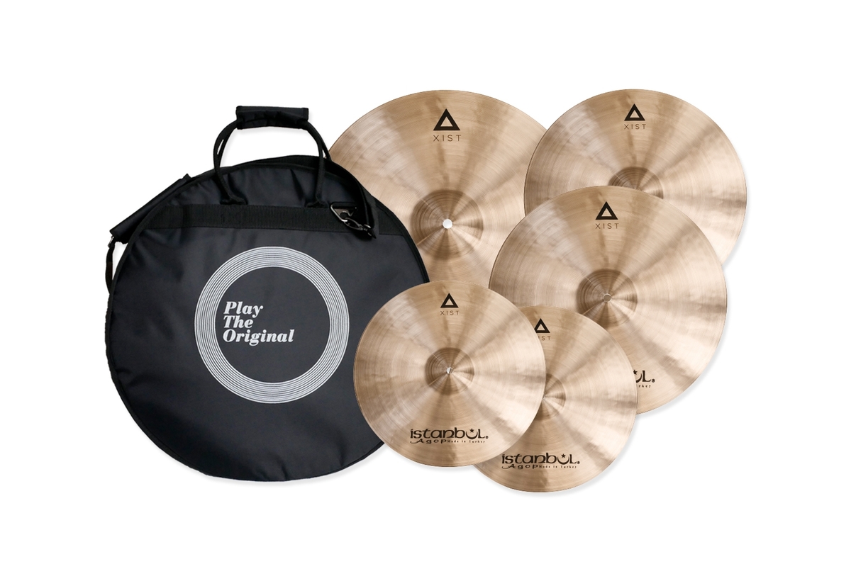סט מצילות + נרתיק "ISTANBUL XIST 14" 16" 18" 20 Istanbul Agop