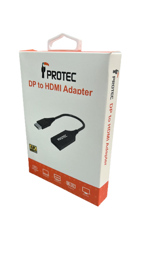 מתאם Protec DM128 DP to HDMI 4K@60Hz