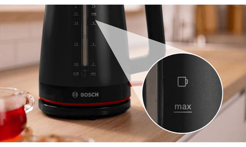 קומקום חשמלי 1.7 ‏ליטר צבע שחור Bosch MyMoment TWK3M123