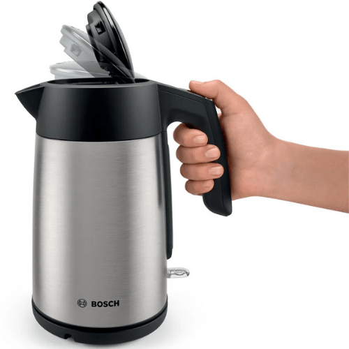 קומקום חשמלי מנירוסטה 1.7 ליטר Bosch TWK7L460ברפאלי - refali.co.il