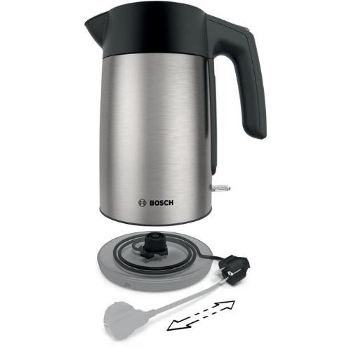 קומקום חשמלי מנירוסטה 1.7 ליטר Bosch TWK7L460ברפאלי - refali.co.il