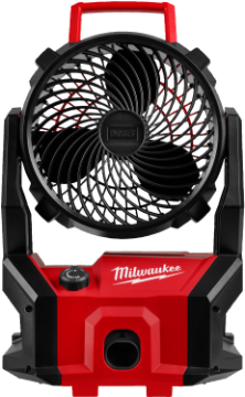 מאוורר נטען Milwaukee M18 AFG2-0 (גוף בלבד) – ניידות וזרימת אוויר חזקה