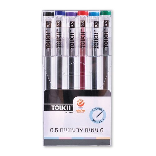 טאץ עט ג'ל צבעוני 0.5(6)