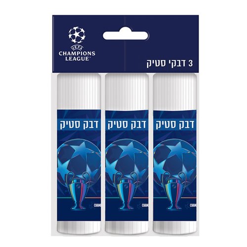 דבק סטיק 15 גרם ליגת האלופות שלוש יחידות