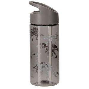 בקבוק שתיה לילדים עם קש מתקפל 420 מ"ל - דינוזאורים