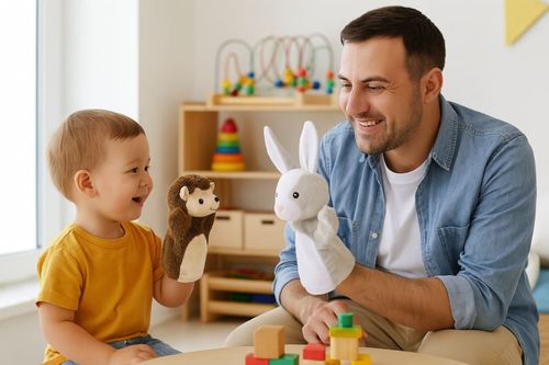 GOKI בובת כפפה שועל 50961B