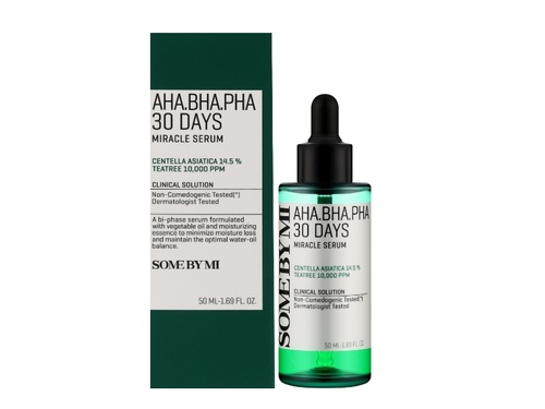 סרום חומצות לעור Some By Mi AHA BHA PHA 30 Days Miracle Serum 50ml