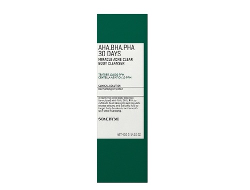 ג'ל לניקוי עור גוף Some By Mi AHA-BHA-PHA 30 Days Miracle Acne Clear Body Cleanser400g