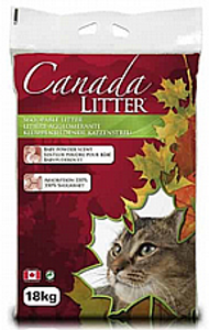 חול מתגבש לחתול קנדה ליטר נטול ריח 18 ק"ג – Canada Litter