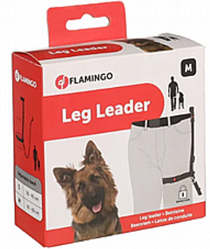 פלמינגו רצועת הולכה לרגל לכלבים - Flamingo Jogging leash Legleader