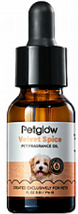 פט גלואו שמן בושם לכלבים וחתולים 15 מ"ל - PetGlow Velvwt Spice