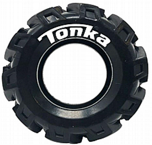 משחק טונקה צמיג גומי חזק ועמיד לכלבים - Tonka Seismic Tread Tire Dog Toy