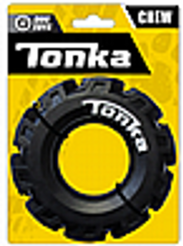 משחק טונקה צמיג גומי חזק ועמיד לכלבים - Tonka Seismic Tread Tire Dog Toy