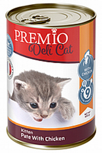 פרמיו דלי קט לגורי חתולים פטה עוף 400 גרם - Premio