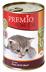פרמיו דלי קט לגורי חתולים פטה בקר 400 גרם - Premio