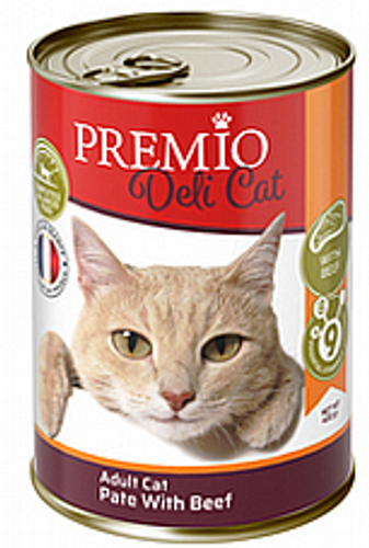 פרמיו דלי קט לחתול בוגר פטה בקר 400 גרם - Premio