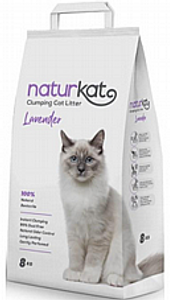 חול מתגבש נאצורקט ניחוח לבנדר 8 ק"ג - NaturKat