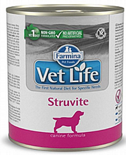וט לייף שימורים סטרוויט לכלבים 300 גרם - Farmina Vet Life Diet DOG Struvite