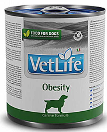 וט לייף שימורים אובסיטי לכלבים 300 גרם - Farmina Vet Life Obesity Canned Dog Food