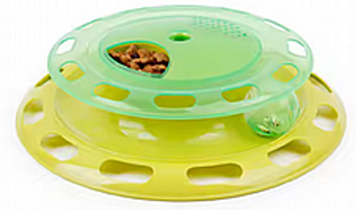 צלחת משחק והאכלה לחתולים - Love Pets Cat Turntable